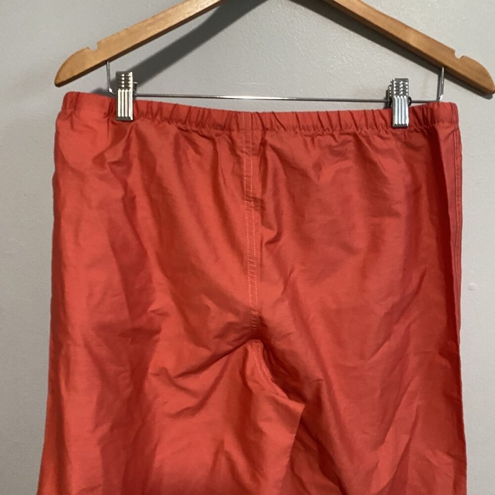 Brooks Brothers Cotton Light Orange White Drawstring Pajama Lounge Pants Medium - Picture 4 of 6